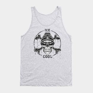 gangsta skull bones chains Tank Top